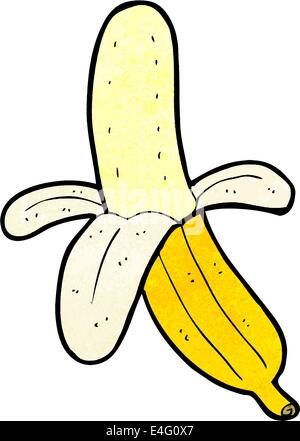 Cartoon banana pelata Illustrazione Vettoriale