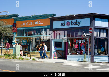 Quartiere dello Shopping di Hermosa Beach in California Foto Stock