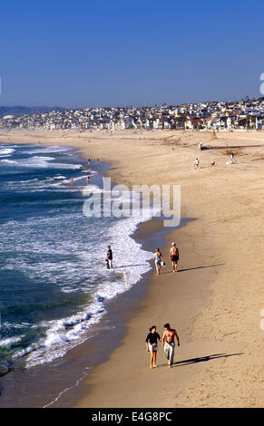 Manhattan Beach nella regione a sud della baia di Los Angeles in California Foto Stock