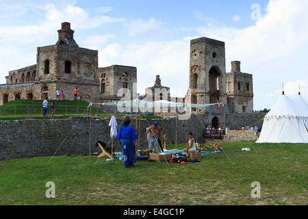 Rovine di Krzyztopor (Croce e Ax) Castello, Ujazd, swietokrzyskie, Polonia. Foto Stock