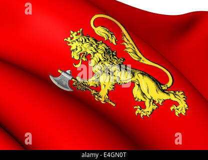 Royal Standard della Norvegia. Close up. Foto Stock