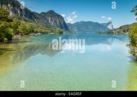 Lago Mondsee in Austria Foto Stock