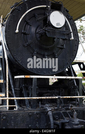 Torre, Minnesota - Locomotiva 1218 di Duluth e gamma di ferro di ferrovie. A partire dal 1883, il D&bolina IR il minerale di ferro al Lago Sup Foto Stock