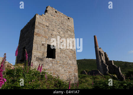 Carn galver miniera di stagno Cornwall Inghilterra Foto Stock