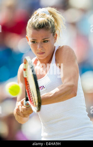 Camila Giorgi - AEGON International 2014- Eastbourne - Inghilterra, Camila Giorgi dell Italia in azione Foto Stock