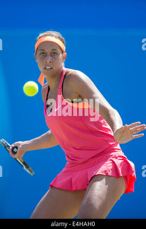 Madison Keys - AEGON International 2014- Eastbourne - Inghilterra - Donne singoli semi finali. Tasti di Madison NEGLI STATI UNITI D' AMERICA in azione Foto Stock