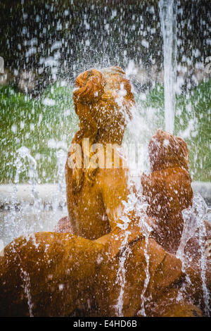 Fontane ornamentali del palazzo di Aranjuez, Madrid, Spagna Foto Stock