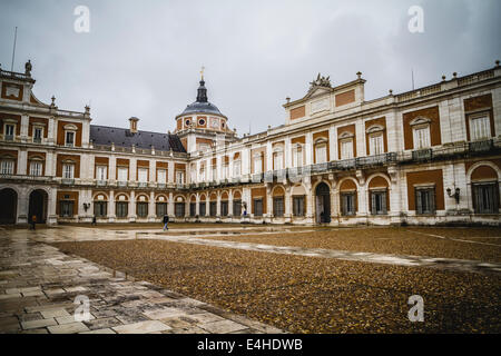 Maestoso palazzo di Aranjuez in Spagna a Madrid Foto Stock