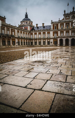 Maestoso palazzo di Aranjuez in Spagna a Madrid Foto Stock