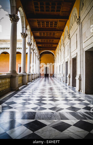 Pavimento in marmo, Indoor, palazzo Alcazar de Toledo, Spagna Foto Stock