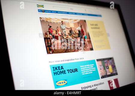 Sito web IKEA Foto Stock