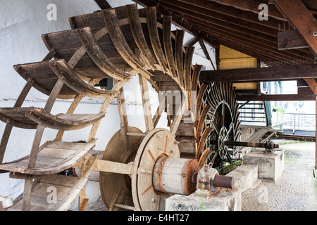 Ruote di acqua a Esslingen Foto Stock