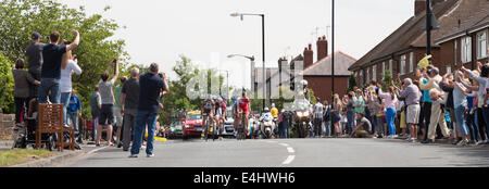 Tour de France 2014 Stadio 2, Harrogate, Yorkshire Foto Stock