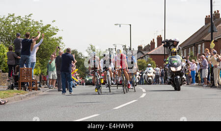 Tour de France 2014 Stadio 2, Harrogate, Yorkshire Foto Stock