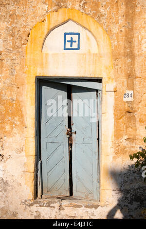 Griechenland, Rodi, Fanes, buntes Dorfhaus Foto Stock