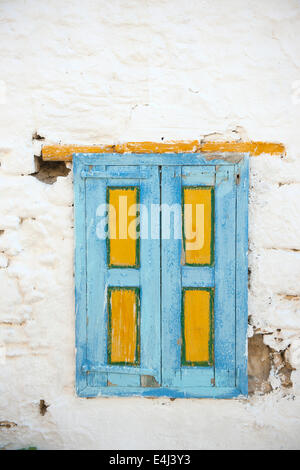Griechenland, Rodi, Fanes, buntes Dorfhaus Foto Stock