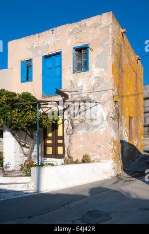 Griechenland, Rodi, Fanes, buntes Dorfhaus Foto Stock