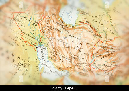 Traveler focalizzata sulla persia - preparazione per il viaggio Foto Stock