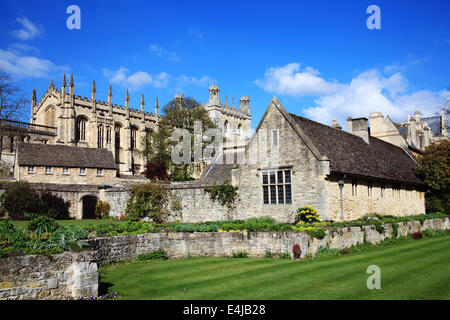 Christ Church College di Oxford University in Oxfordshire fu fondata nel 1521 dal Cardinale Thomas Wolsey Foto Stock