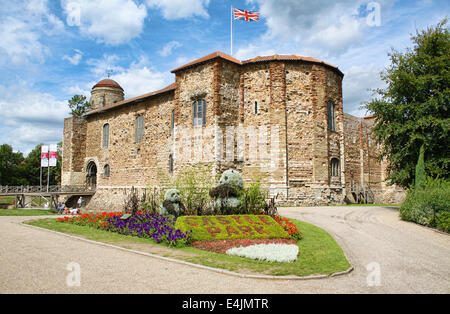 Il castello di Colchester Essex, Inghilterra, Regno Unito. Foto Stock