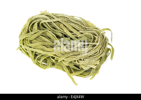 Fettuccine, spinaci fettuccine, pasta Foto Stock