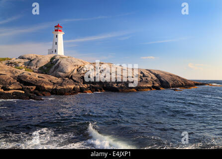 Peggy Cove faro, Nova Scotia, Canada Foto Stock