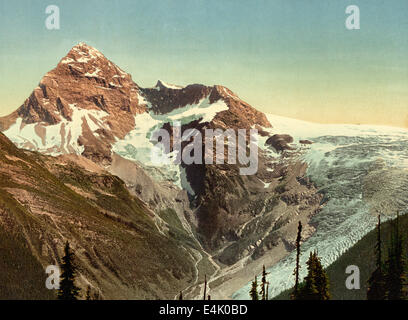 Sir Donald da Mt. Abbott, Selkirk Mountains, circa 1902 Foto Stock