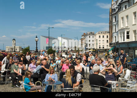 Margate Kent Old Town. La Parata 2010s 2014 HOMER SYKES Foto Stock