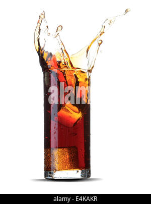 Spruzzata della cola Foto Stock