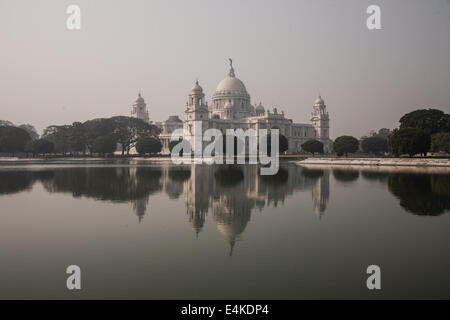 Victoria Memorial Hall di Kolkata, India Foto Stock