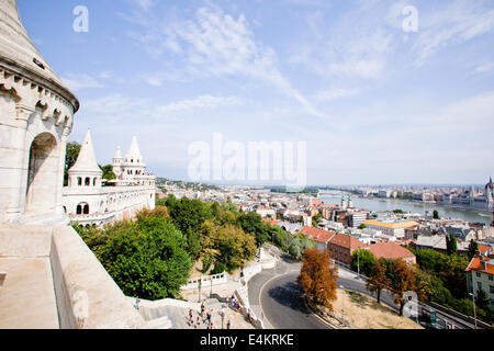 Europa orientale, Ungheria, Budapest, cityscape dalla Cittadella Foto Stock