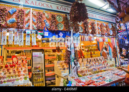 Europa orientale, Ungheria, Budapest, La Grande Sala del mercato Foto Stock