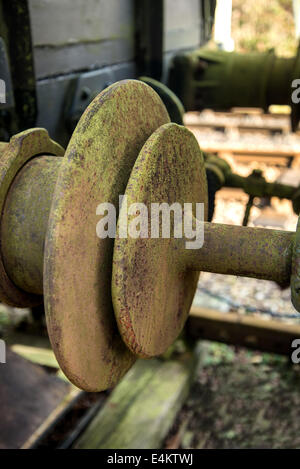 Vintage buffer ferroviaria joint giunto di collegamento Foto Stock