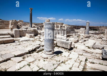 Rovine romane di Kourion, Cipro Foto Stock