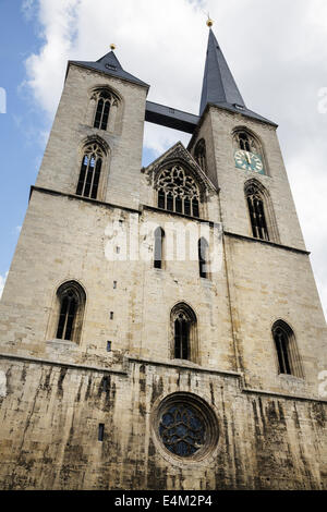 St Martins Chiesa, Halberstadt, Sassonia Anhalt, Germania Foto Stock