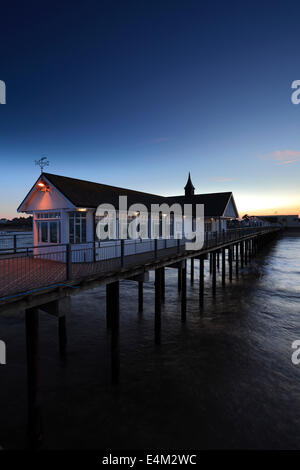 Southwold Pier, Southwold città, contea di Suffolk, Inghilterra, Regno Unito Foto Stock