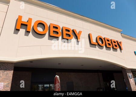 Hobby Lobby storefront. Foto Stock