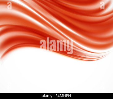 Abstract rosso backround ondulata Foto Stock