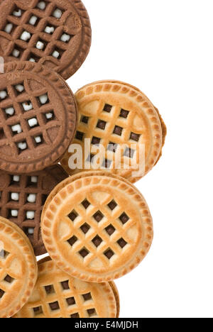 I cookie closeup isolato Foto Stock