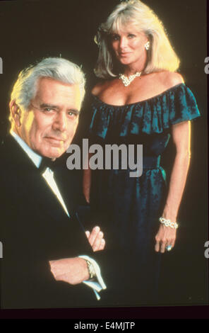 Dinastia Aaron Spelling noi serie TV (1981-89) con Linda Evans e John Forsythe Foto Stock