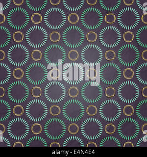 Modello senza cuciture con abstract fiori colorati sulla trama della carta Foto Stock