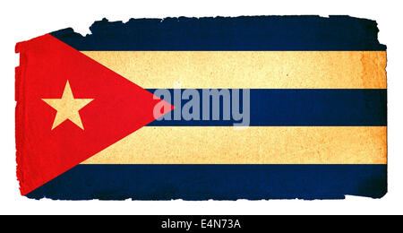 Grungy bandiera - Cuba Foto Stock