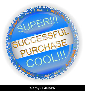 Nuovo successo icona di acquisto Foto Stock