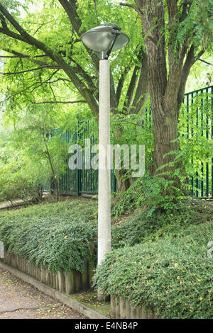 "Impressionisti storia' all'interno del parco naturale di l'ile saint-denis, northen sobborgo parigino, Francia. Foto Stock