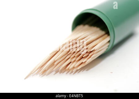 Stuzzicadenti in banca Foto Stock