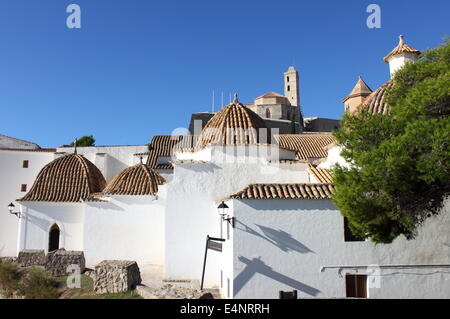 Chiesa di Santo Domingo nella città di Ibiza, Spagna Foto Stock