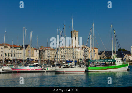 Il vecchio porto di La Rochelle, Charente-Maritime, Francia Foto Stock