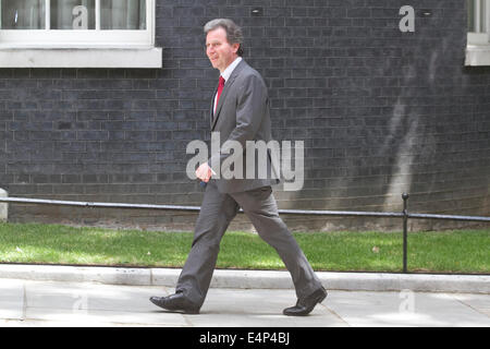 Westminster London,UK. Il 15 luglio 2014. Oliver Letwin arriva a 10 Downing come il governo annuncia un importante rimpasto di governo Credito: amer ghazzal/Alamy Live News Foto Stock