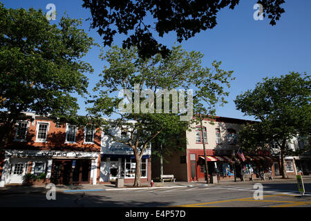 Main Street, Sag Harbor, New York Foto Stock