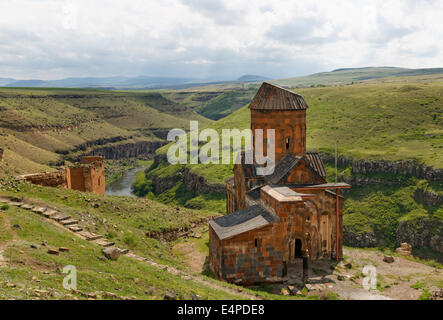 La chiesa di San Gregorio di Tigran Honents o Tigran Honents Kilisesi, ex capitale armena Ani, Kars, la Via della Seta Foto Stock